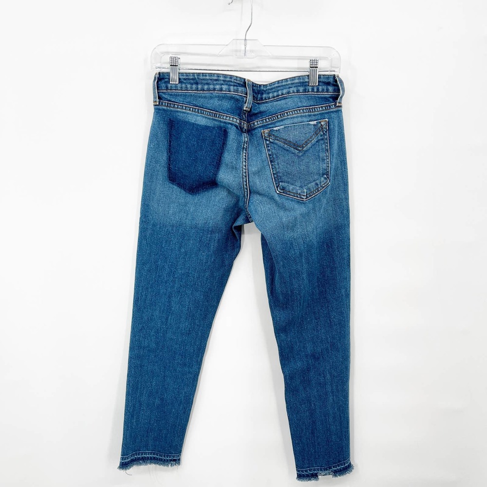 Derek Lam 10 Crosby Mila Patchwork Mid Rise Slim Boyfriend Jeans - Picture 6 of 8